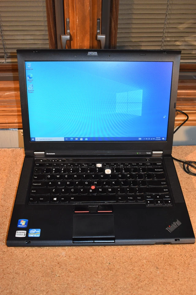 Lenovo ThinkPad T430 Intel Core i53320 26GHz 8GB 80GB SSD Win 10 Cámara web G3D Foto 3 de 4