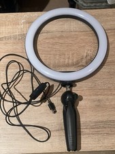 Glam Round Circle Ring Light With Built In Stand Holder
