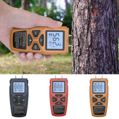 Digital Wood Moisture Meter Detector Tester Wood Firewood Paper Cardboard  / 