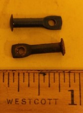 1 Pair 2 BLUE Arm/Leg Replacement Pins for Custer/Zeb/Maddox SG Marx Johnny West