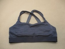 Patagonia Size M Womens Blue Unlined Wireless Pull On Cross Back Sports Bra 8F
