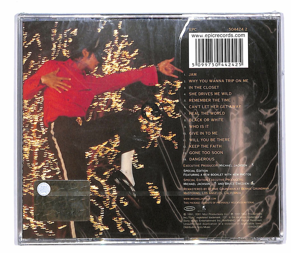 Michael Jackson - Dangerous Special Edition Epic - 504424 2, | eBay