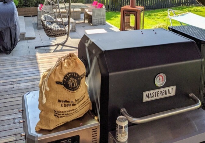 BBQ Rauchholzbrocken - GROSS 4,5 KG SCHOTTISCHER WHISKEY RAUCHER BBQ PIZZAOFEN