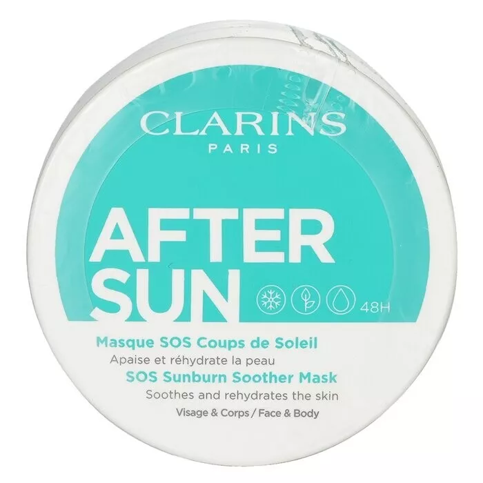 Clarins After Sun SOS Sunburn Soother Mask - For Face & Body 100ml Mens Other