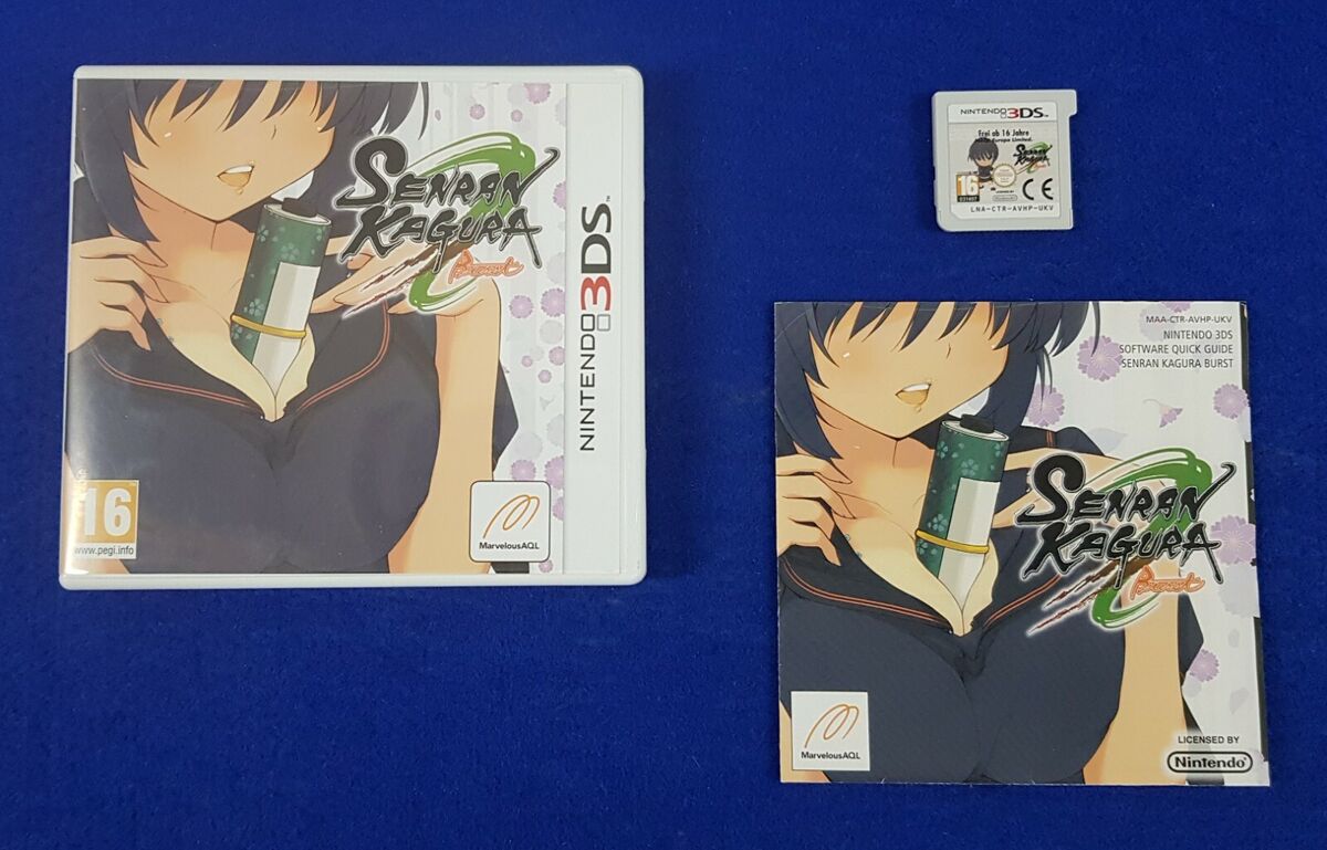 Japanese 3DS Exclusive Use. W/Tracking Number USED Nintendo Senran Kagura  Burst