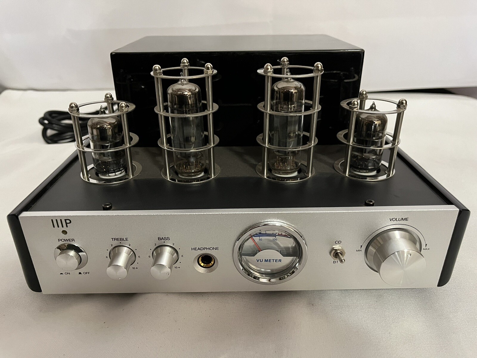 Monoprice Stereo Hybrid Tube Amplifier 50 Watt eBay
