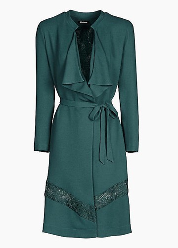 teal duster coat