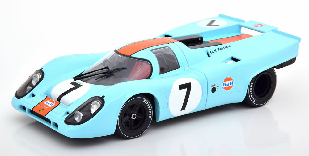 Porsche 917K #7 Gulf 1000km Monza 1971 Rodriguez Kinnunen 1:18 CMR