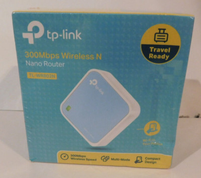 TP-Link 300Mbps Wireless N TL-WR802N Nano Router Brand NEW