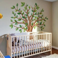 Large Tree Wall Stickers Decals Home Decor PVC for Living Room Kids Bedroom Home