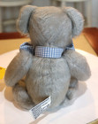 NWT Sunkid Grey Mohair Teddy Bear Bean Bag Plushie — photo 3