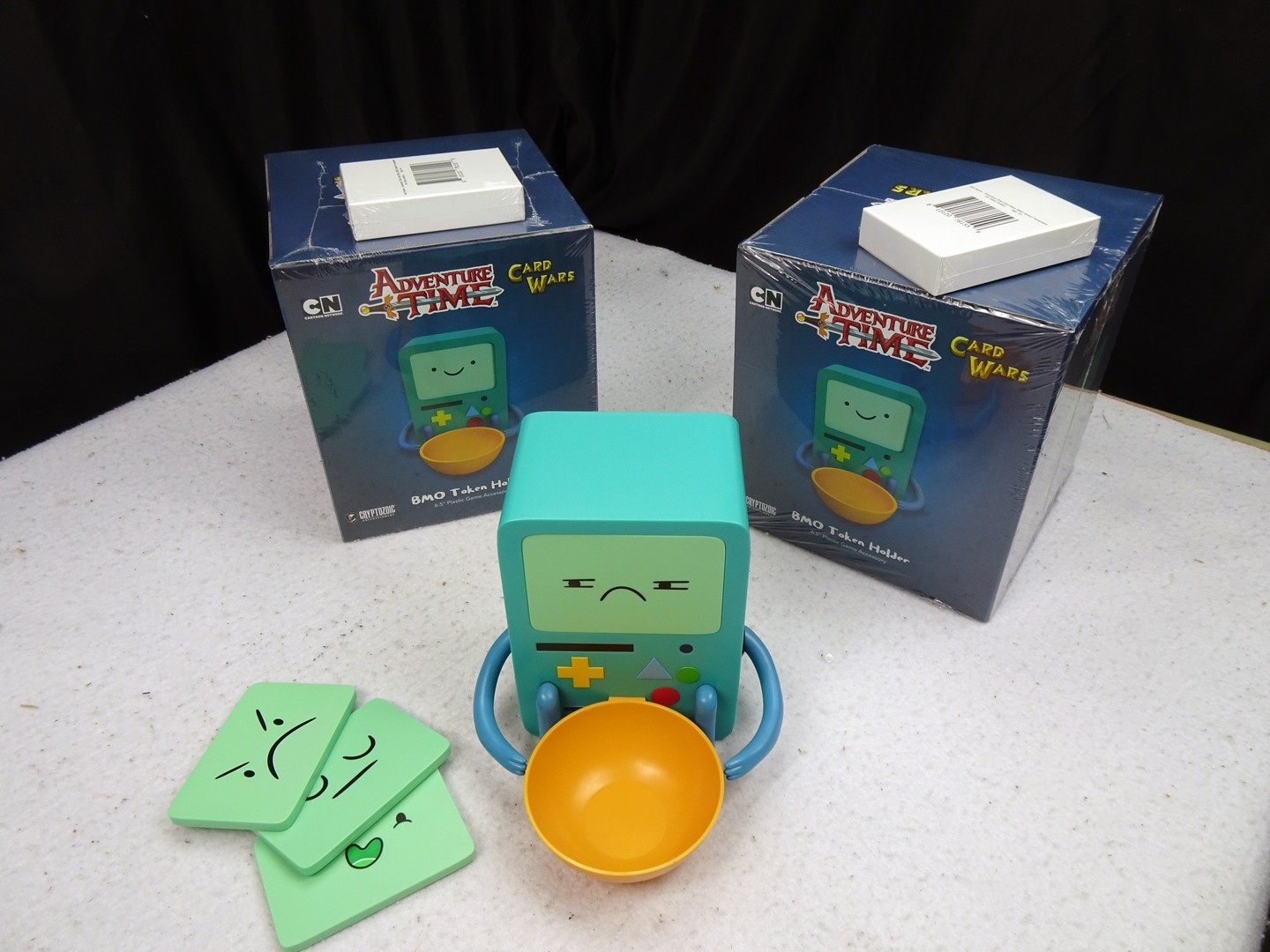 Adventure Time Card Wars: BMO Token Holder - Brand new and in hand w/ faceplates