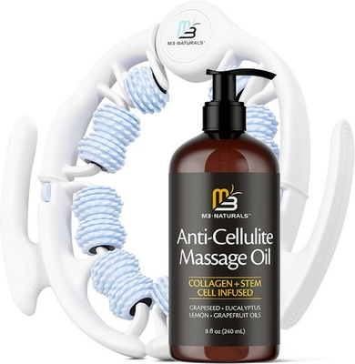 #ad Anti Cellulite Oil and Lymphatic Drainage Massager Kit Fascia Blaster for C... $79.99