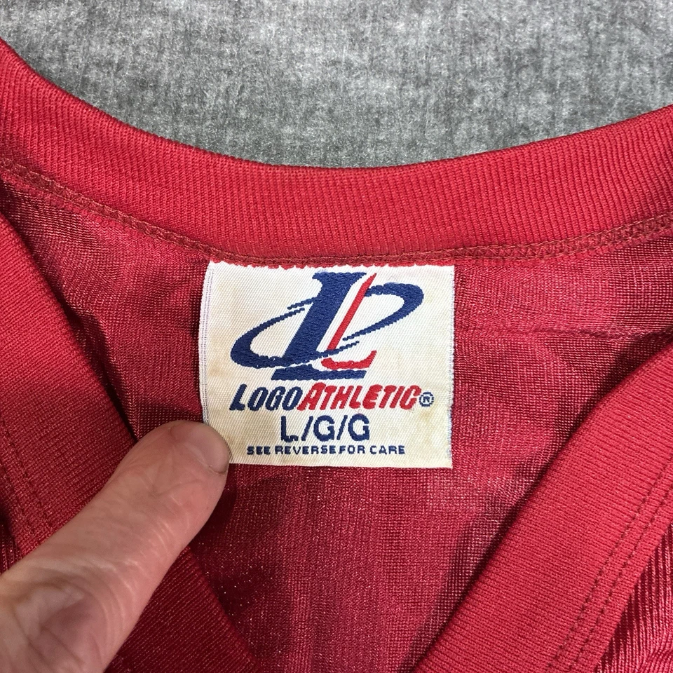 Camiseta deportiva vintage años 90 NFL San Francisco 49ers Jerry Rice #80 logotipo talla L Foto 4 de 4