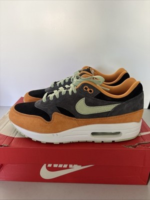 Nike Air Max 1 PRM Men's Sneakers Anthracite/Honeydew-Black, 9.5m New With Box