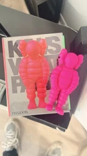 Kaws What Party Vinyl Figure Pink Open Edition