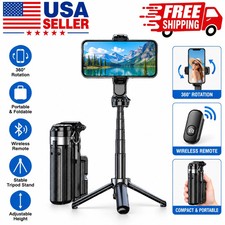 Universal 360 Mini Tripod Portable Compact Travel Stand For Phone Video Selfie
