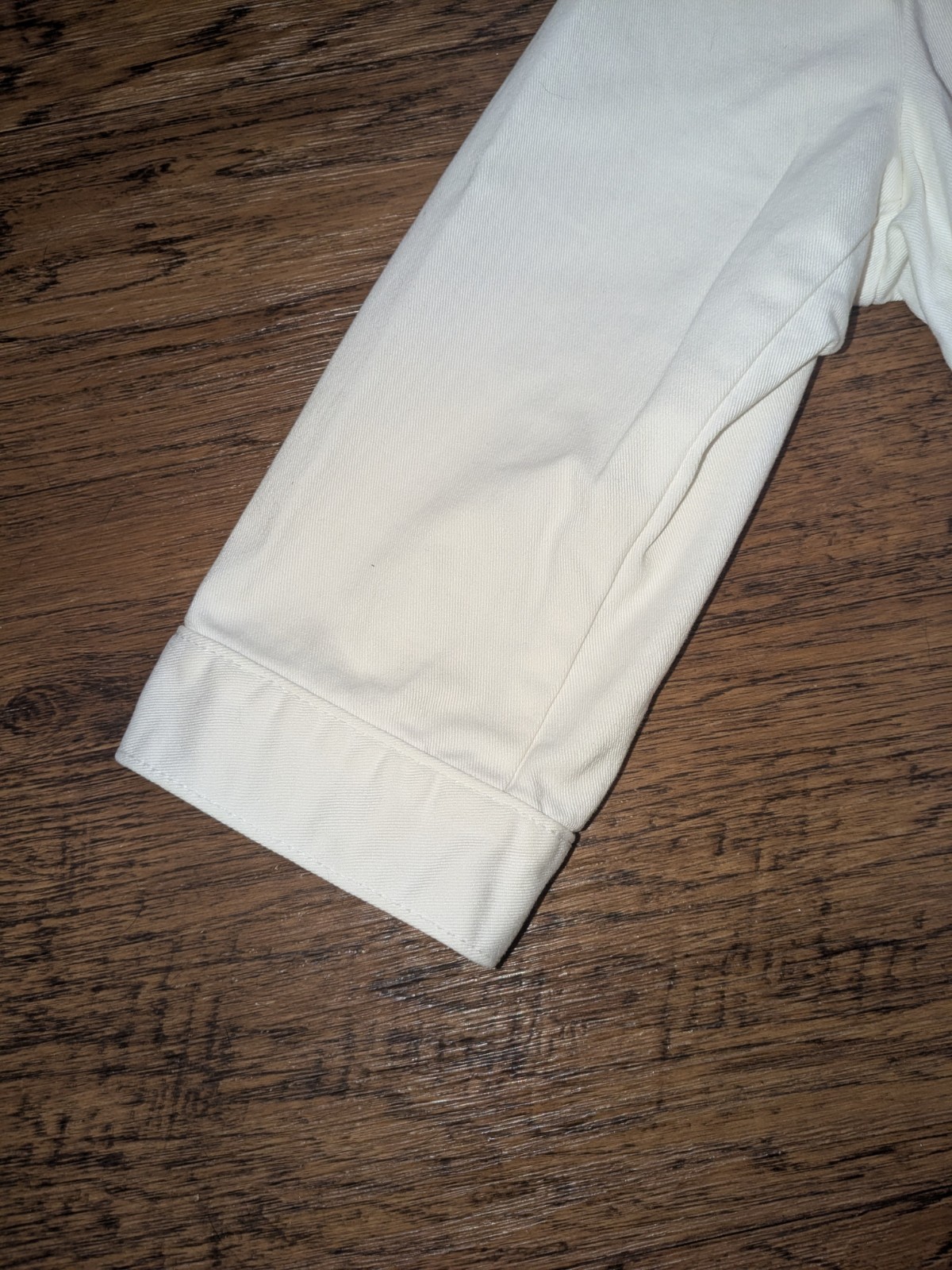 LOFT White Button Front Collared Jacket Womens 12… - image 7