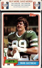 1981 Topps #342 Mark Gastineau Rookie New York Jets