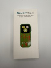 Olight Oclip Pro Zombie Green Clip on Flashlight, Floodlight Spotlight/Red Light