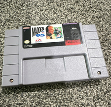Madden NFL 95 SNES Super NES Game Cartridge Only NTSC-works
