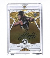 2018-19 Panini Opulence Lonnie Walker 74/99 Rookie Auto Autograph Card Spurs . rookie card picture