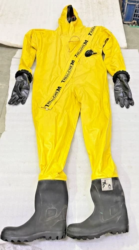 Trellchem ANSELL Type 1b-ET-B GASTIGHT CHEMICAL PROTECTIVE SUIT Size L/45 - product listing photo