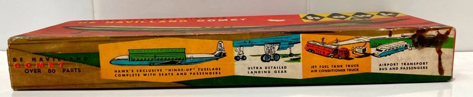 Vintage (1958) Hawk 1:153 Scale De Havilland Comet IV model kit MIB - Image 3 of 4