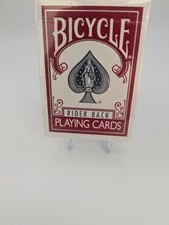 Bicycle Rider Back -  Titanium Red - V1 - Theory 11 -  Playing Cards