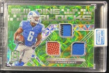 2020 Panini Spectra /25- Building Blocks Relics D'Andre Swift #BB-9 RARE!