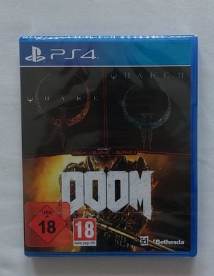 PS4 Spiel Doom + Quake + Quake II 2 PlayStation 4 Deutsch Action Pack Neu OVP