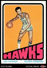 1972 Topps #130 Lou Hudson  Hawks HOF Minnesota 7 - NM