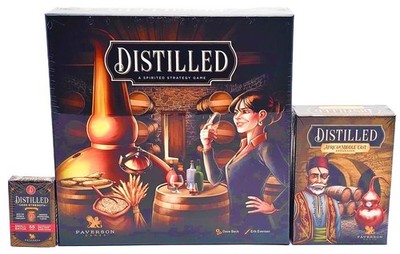 Distilled Base Game + 2 Expansions Bundle by Paverson Games - SEALED