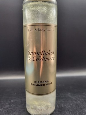 Bath & Body Works Snowflakes & Cashmere Diamond Shimmer Mist 4.9 fl oz 145mL NEW