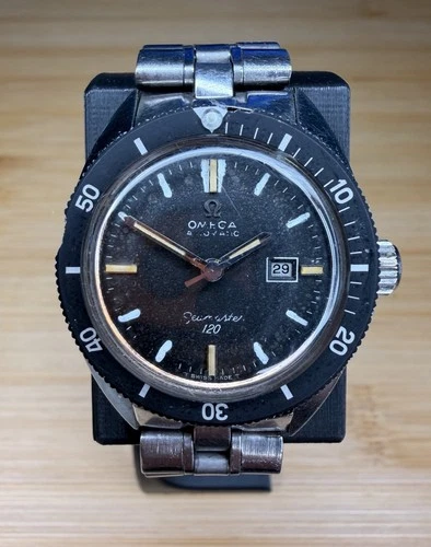 Vintage 1968 OMEGA Seamaster 120 Auto Cal. 681 OMEGA Bracelet 26252588 (Working)