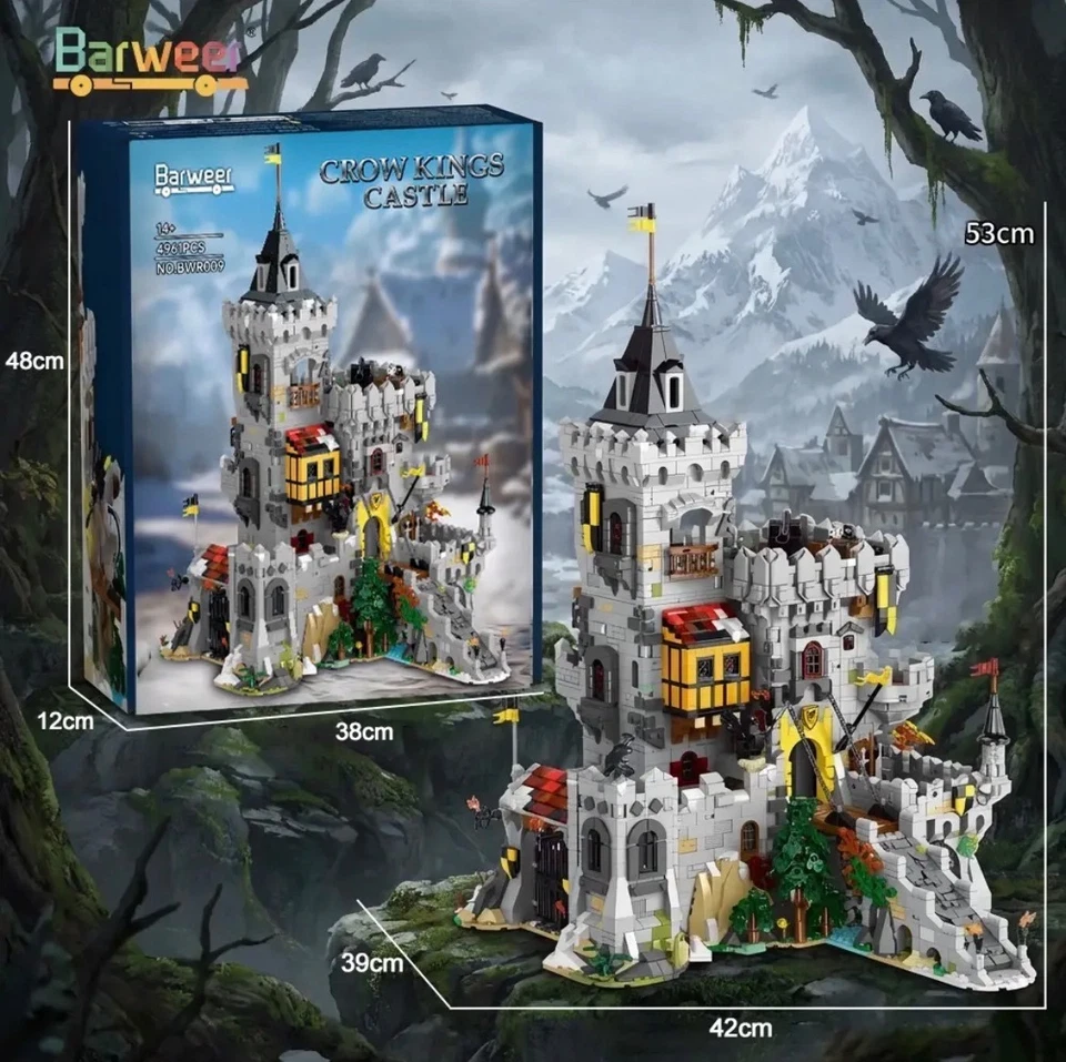 (neu!) Barweer BWR009 Crow King's Castle, 4961 Klemmbausteine - Bild 1 von 4