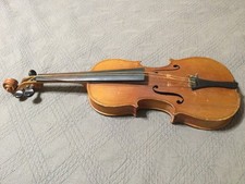 Antique Violin Copy Of Antonius Stradivarius Made In Czecho-Slovakia Needs Work