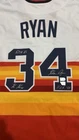 Nolan Ryan Signed Houston Astros Rainbow Baseball Jersey Multi Inscribed