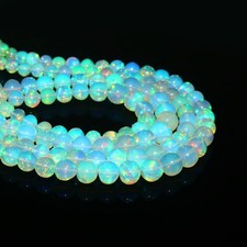 Ethiopian Opal Beads White Opal Beads Round Opal Beads Gift For Friend 55