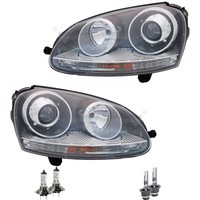 Xenon Scheinwerfer Set D2S/H7 FüR VW Golf V 1K1 Jetta III 1K2 Inkl. Osram Lampen