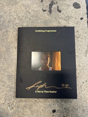 Signed Titus Kaphar Exhibiting Forgiveness Script Art Book