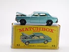 1968 Lesney Matchbox No.53 "Ford Zodiac MK IV" Minty w/Original E Style Box
