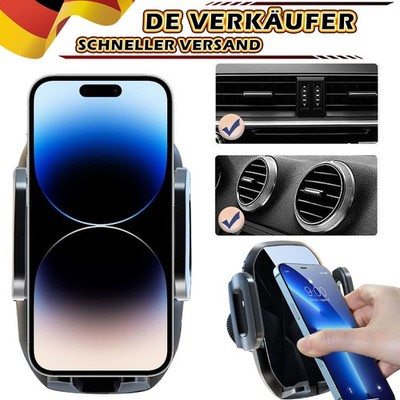 1X Saugnapf/Clamp KFZ Halter mit Induktive Ladefunktion Wireless Autohalterung