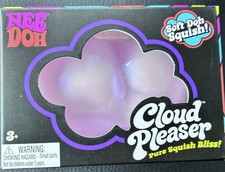 Rare Schylling NeeDoh Cloud Pleaser Soft Doh Squish Tactile Squeeze Toy Purple