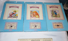 3 Talking Mother Goose Book Tape Fairy Tales Princess  Pea Worlds Of Wonder NOS