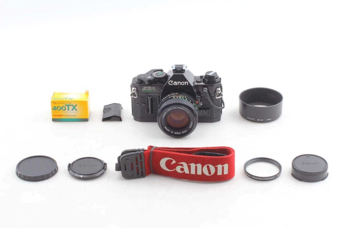 [Casi COMO NUEVA++] Programa Canon AE-1 Negra Nueva FD NFD 50mm F1.4 Cámara fotográfica de JP