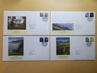 2007 ENGLAND SCOTLAND WALES NORTHERN IRELAND SET OF 4 REGIONAL FDCS #3053