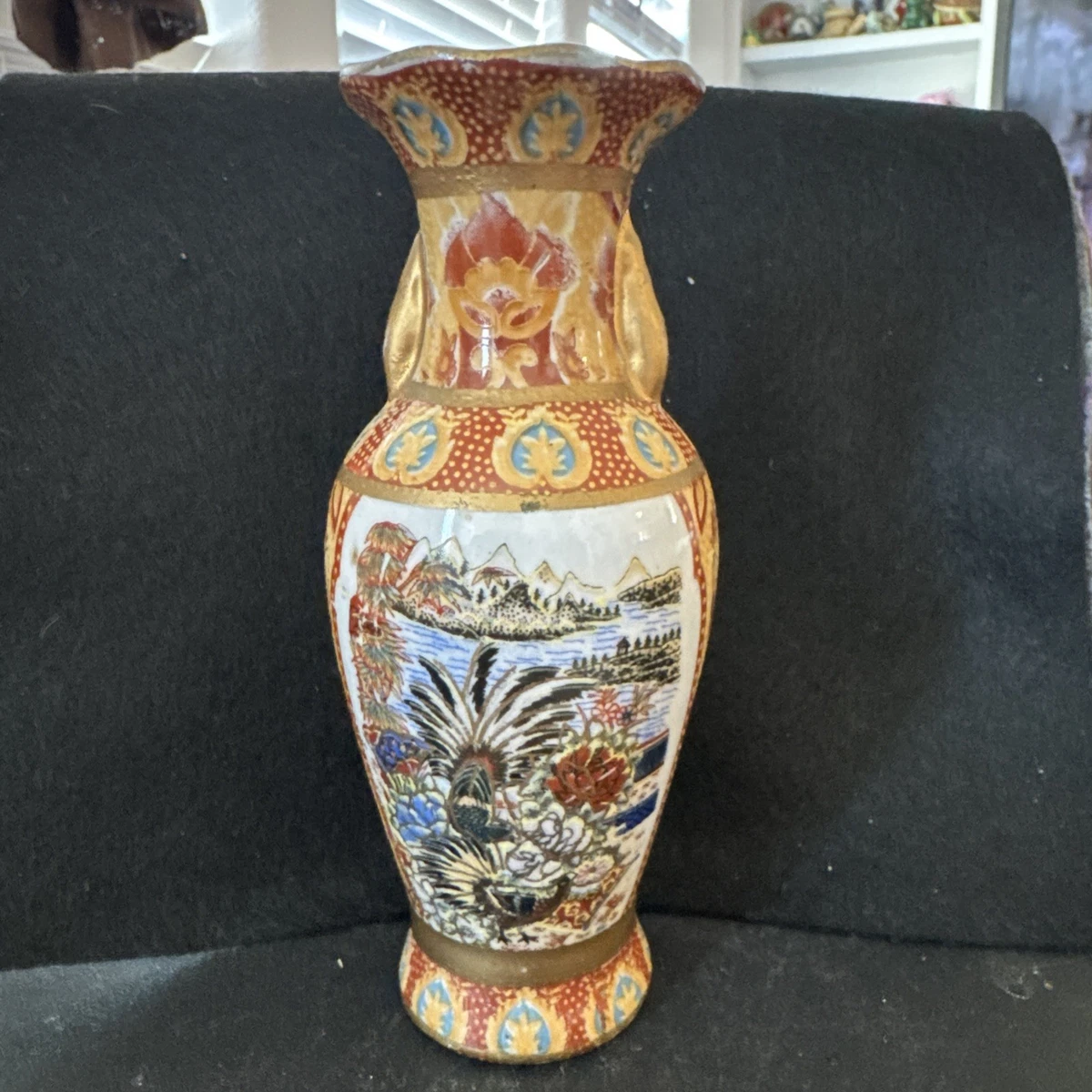 艺妓花瓶印第安纳中国古董花瓶| eBay