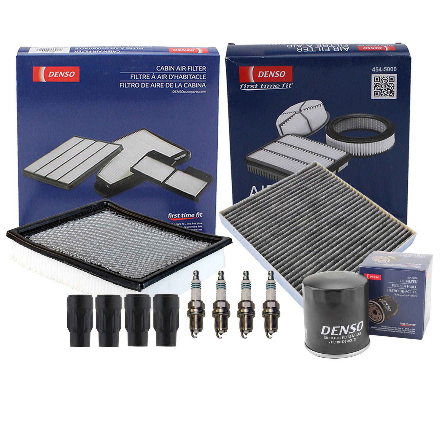 Denso Tune Up Kit 4 Spark Plugs  Boots Kit for Dodge Journey 2.4 L4 GAS B ED3