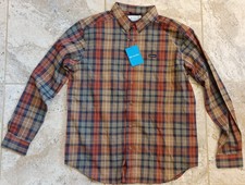 Columbia Men's Large Rapid Rivers II LS Multicolor Plaid Shirt New W/ Tags